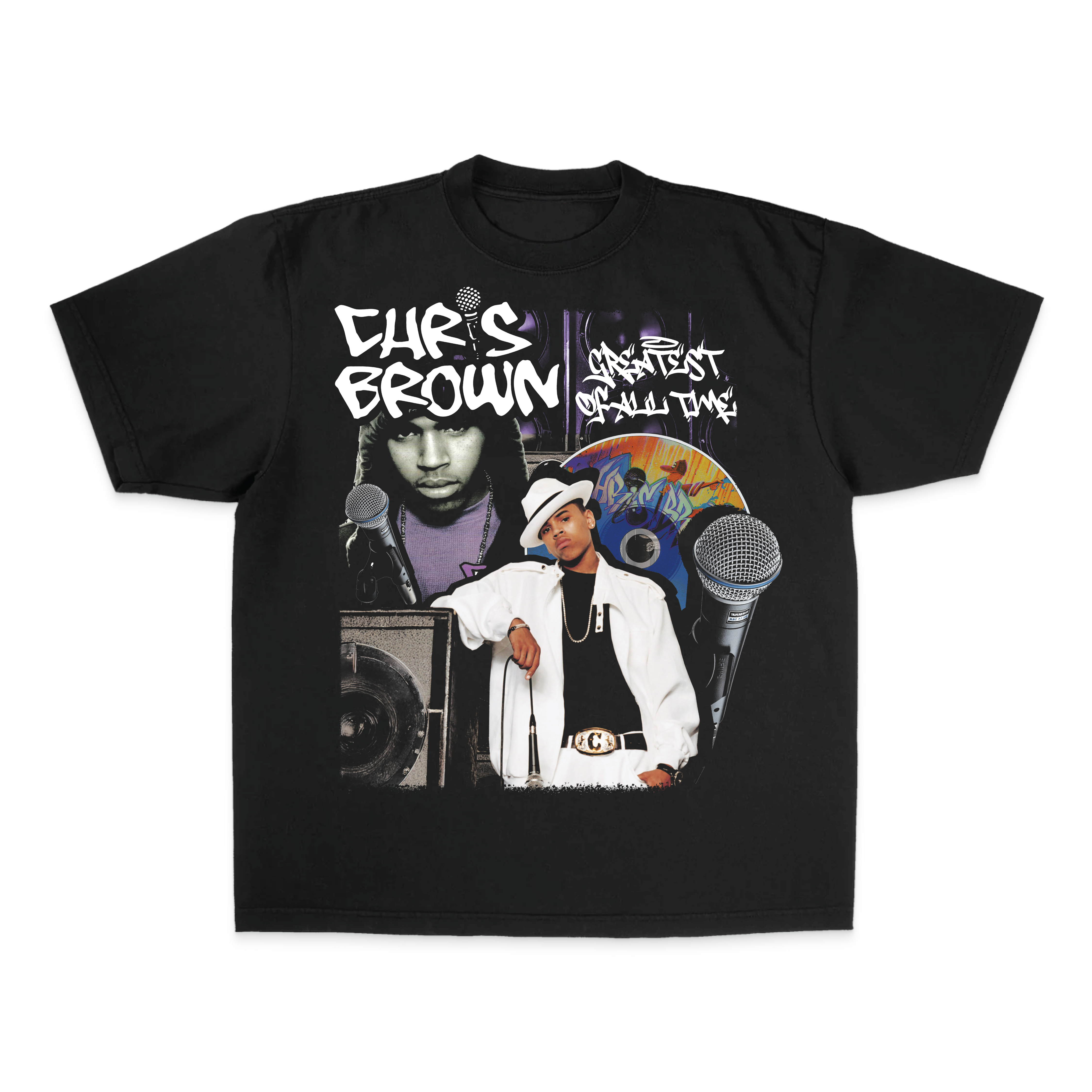 chris brown t shirt dress (SELF TITLED) ANNIVERSARY T-SHIRT – TEAM BREEZY OFFICIAL 10 Most Affordable Luxury White t Princess Seams Color:M-Olive Green