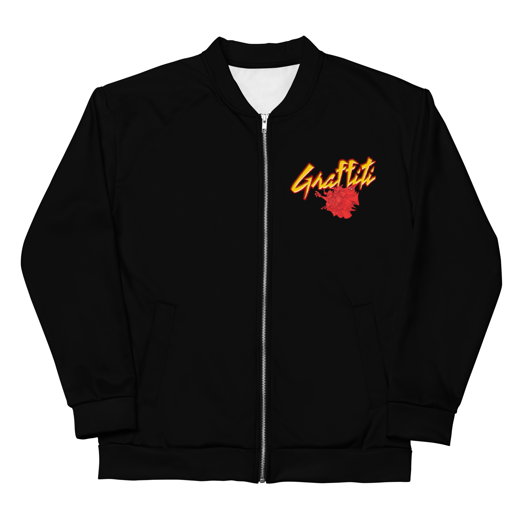 Urban Graffiti HipHop Print Men's Bomber Jacket main image 1