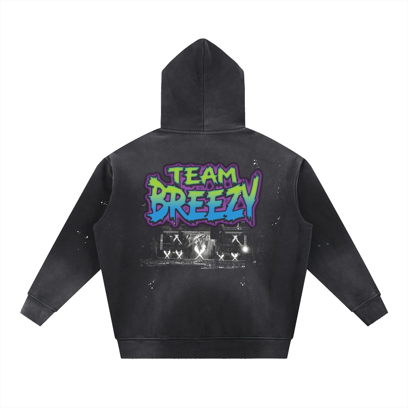 SPRING EQUINOX BLACK HOODIE