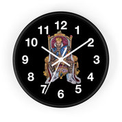 "20 YEARS OF CHRIS BROWN" BY ERICA KRISSY Wall Clock