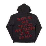 HEARTFELT BLACK HOODIE