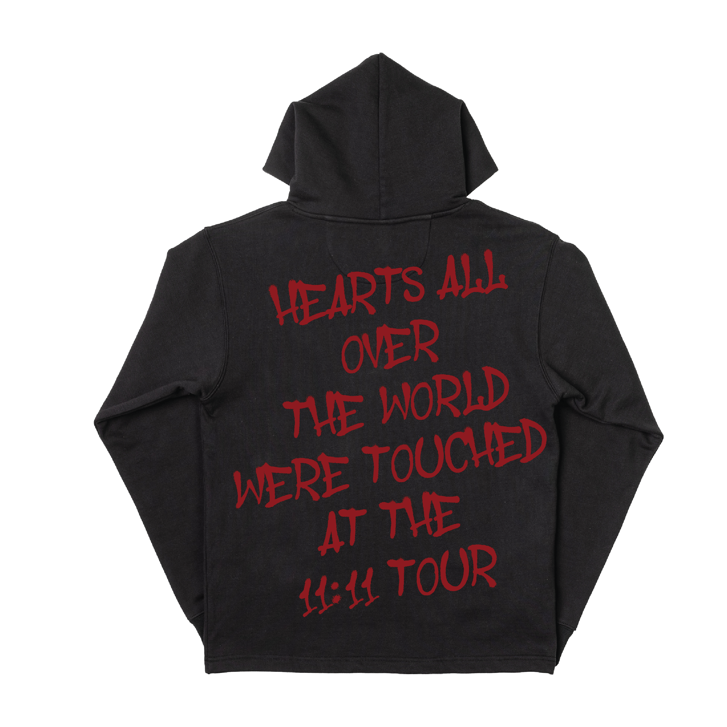 HEARTFELT BLACK HOODIE