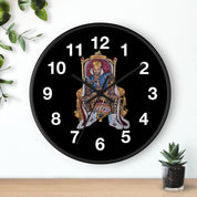 "20 YEARS OF CHRIS BROWN" BY ERICA KRISSY Wall Clock