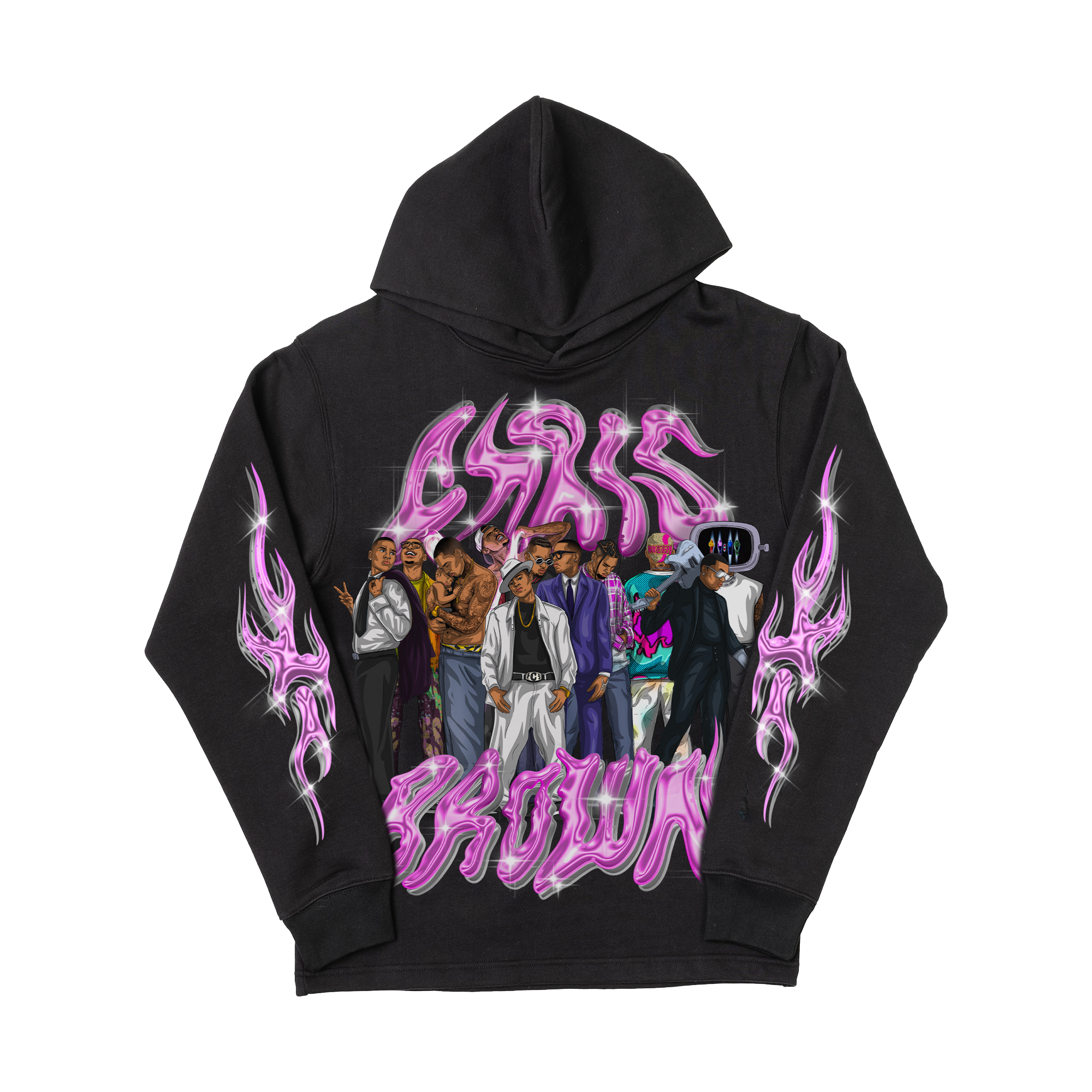 20 YEARS OF CHRIS BROWN BY HULIO HOODIE