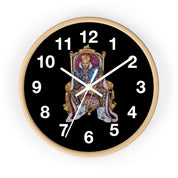 "20 YEARS OF CHRIS BROWN" BY ERICA KRISSY Wall Clock