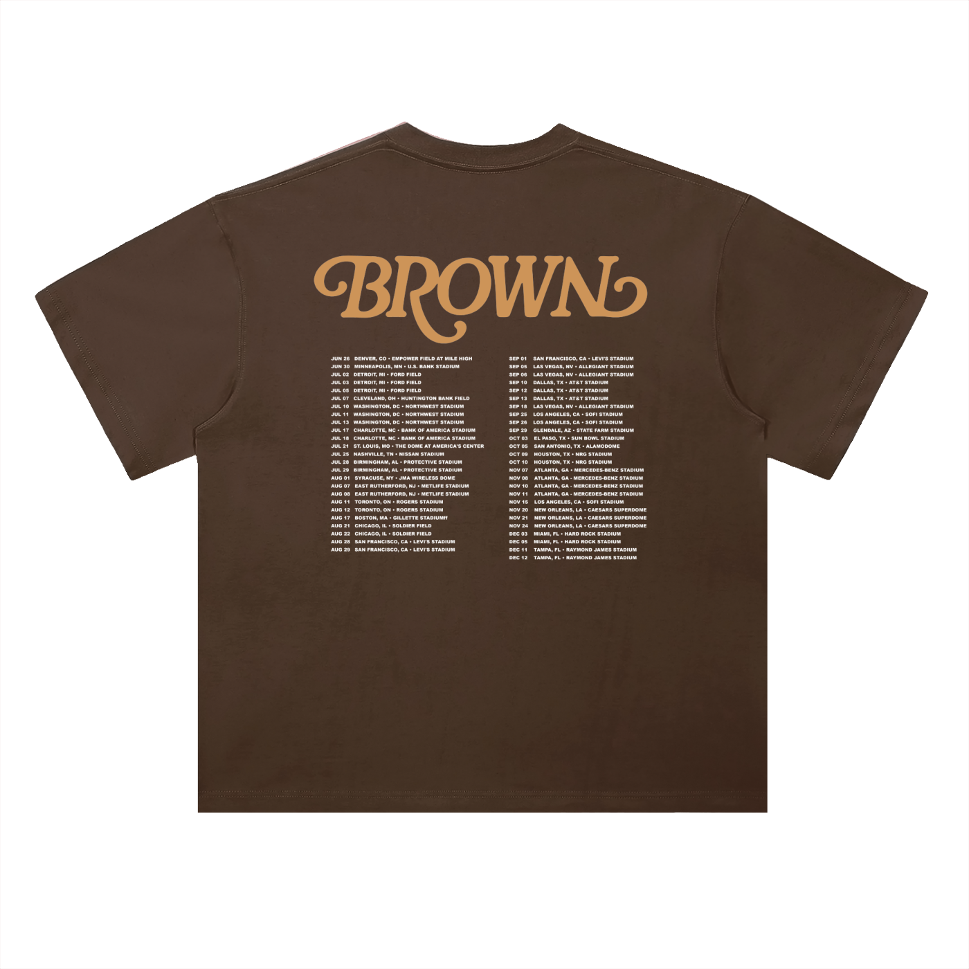 GROOVY BROWN S/S T-SHIRT