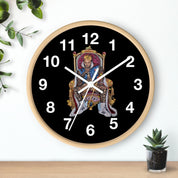 "20 YEARS OF CHRIS BROWN" BY ERICA KRISSY Wall Clock