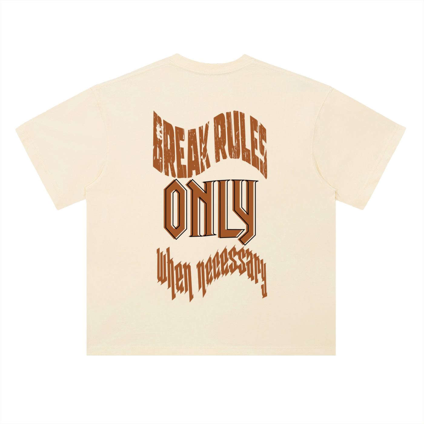 BROWN BIG HEAD S/S T-SHIRT