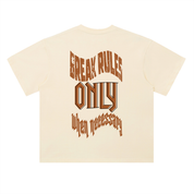 BROWN BIG HEAD S/S T-SHIRT