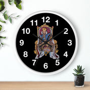 "20 YEARS OF CHRIS BROWN" BY ERICA KRISSY Wall Clock