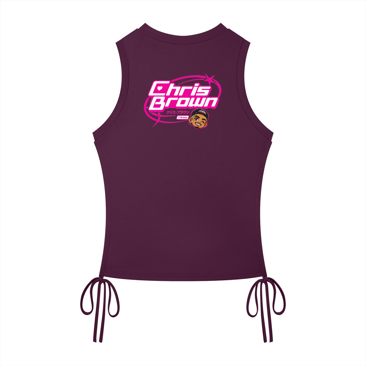 ANIME BREEZY Women’s Drawstring Tank Top