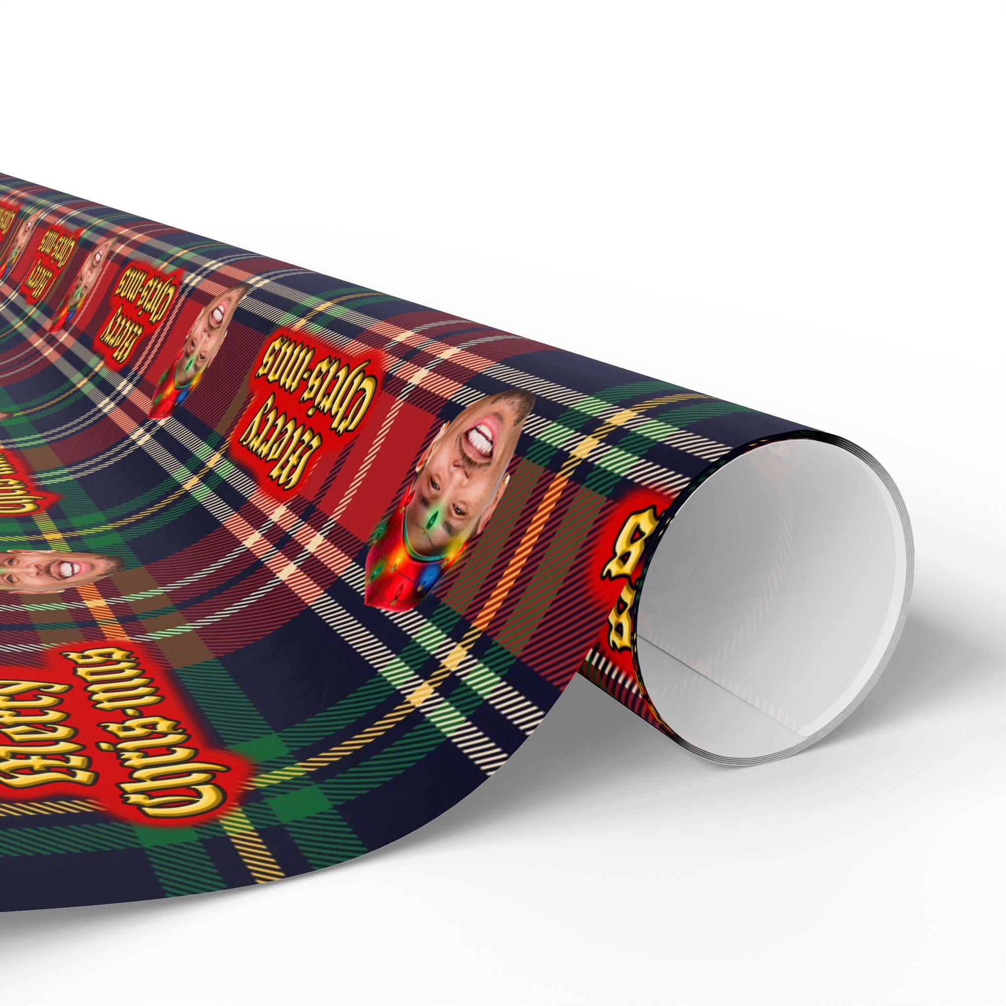 MERRY CHRIS-MAS WRAPPING PAPER