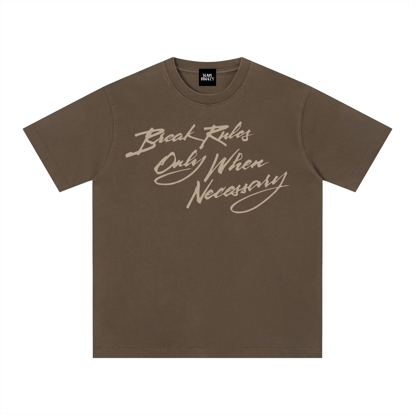 BREAK RULES SCRIPT S/S T-SHIRT