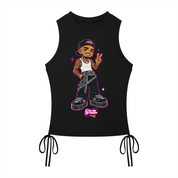 ANIME BREEZY Women’s Drawstring Tank Top