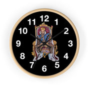 "20 YEARS OF CHRIS BROWN" BY ERICA KRISSY Wall Clock