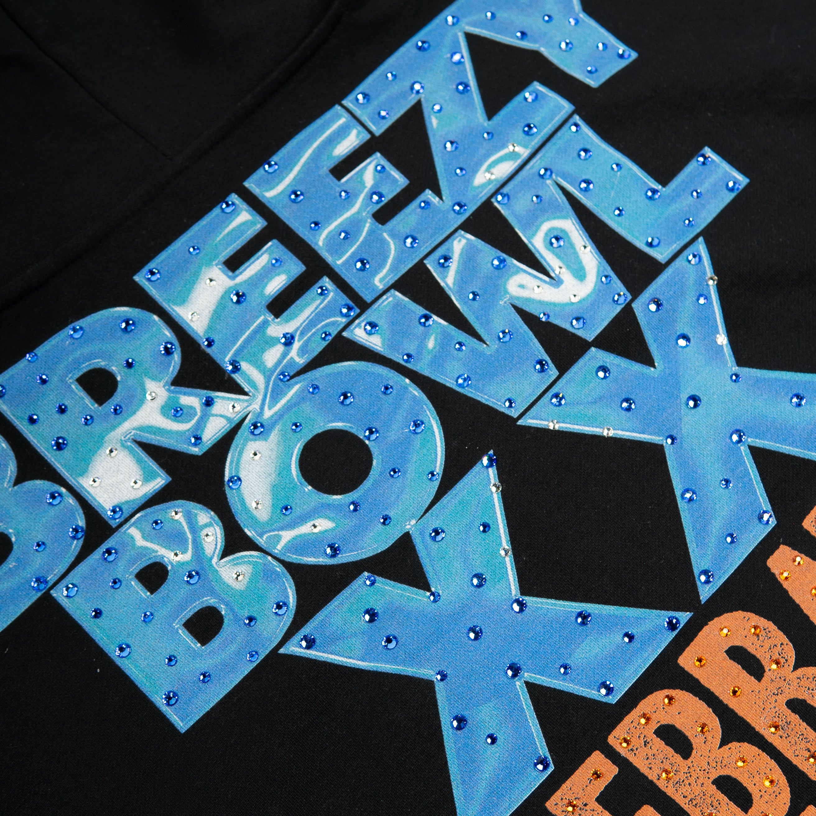 PREMIUM RHINESTONE CAGE TO STAGE HOODIE