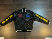 Girls Girls Girls DVD Silk Varsity Jacket – Chris Brown’s Exclusive Collection