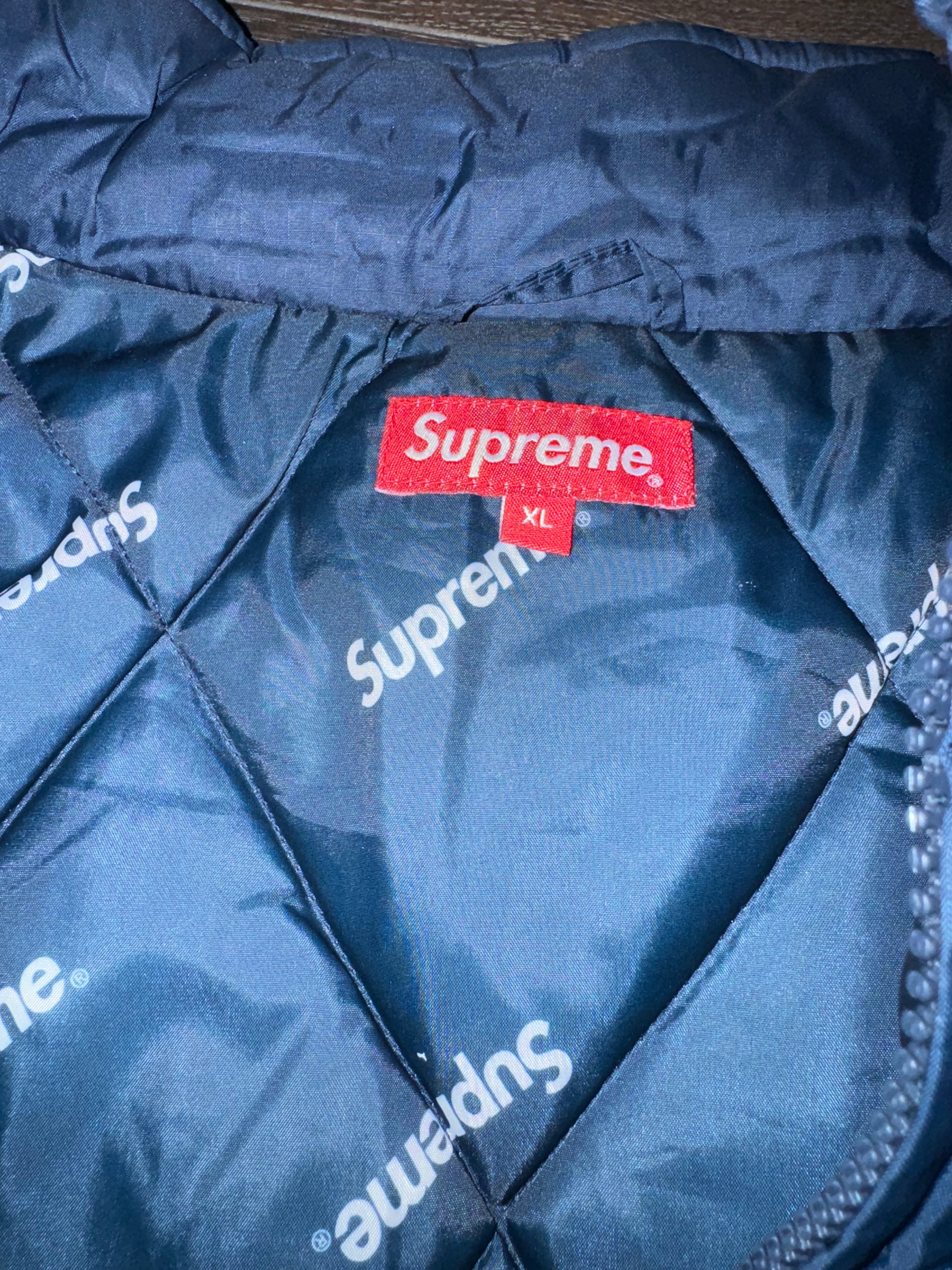 Supreme Two Toned Puffer Jacket