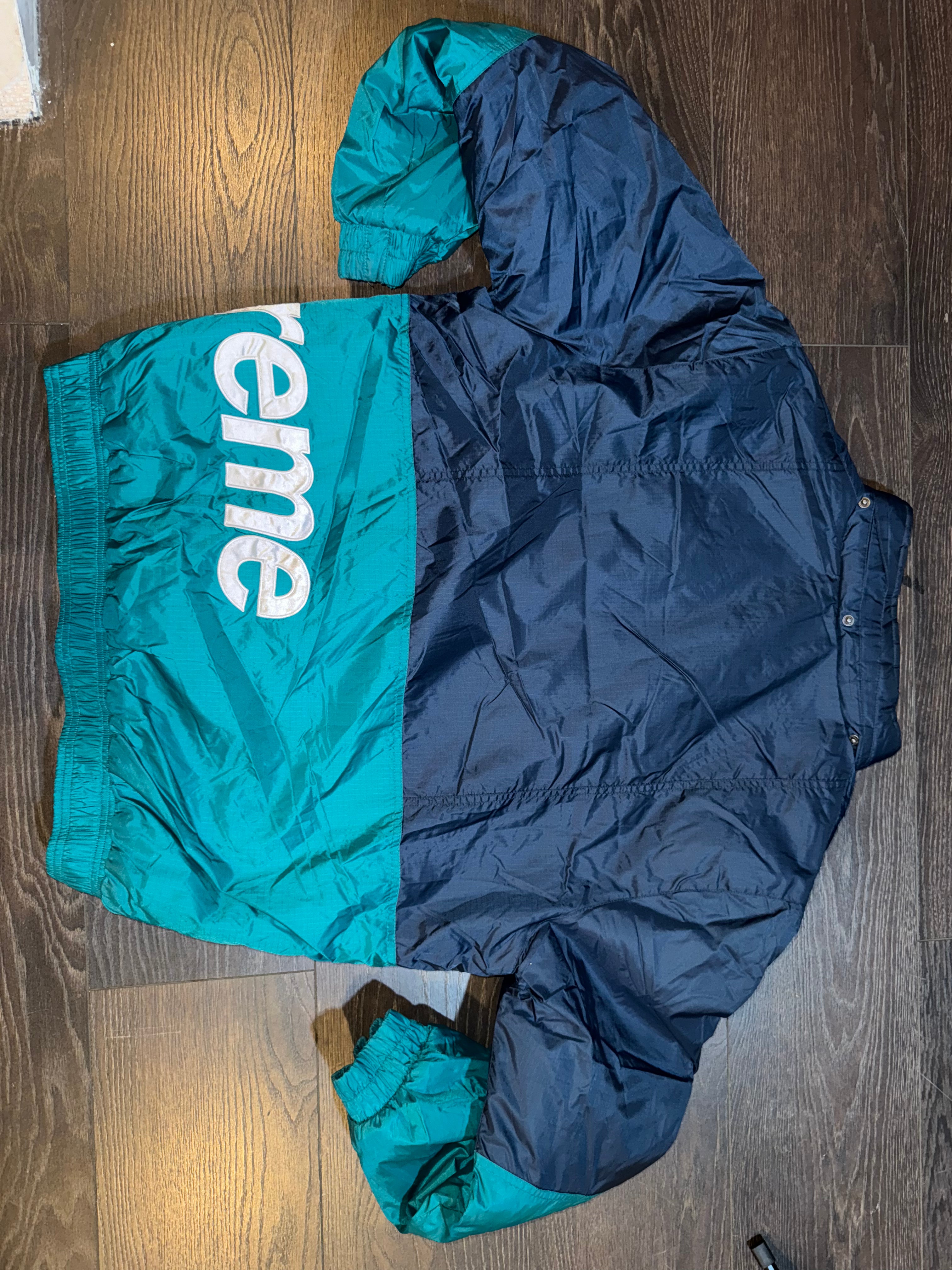 Supreme Two Toned Puffer Jacket