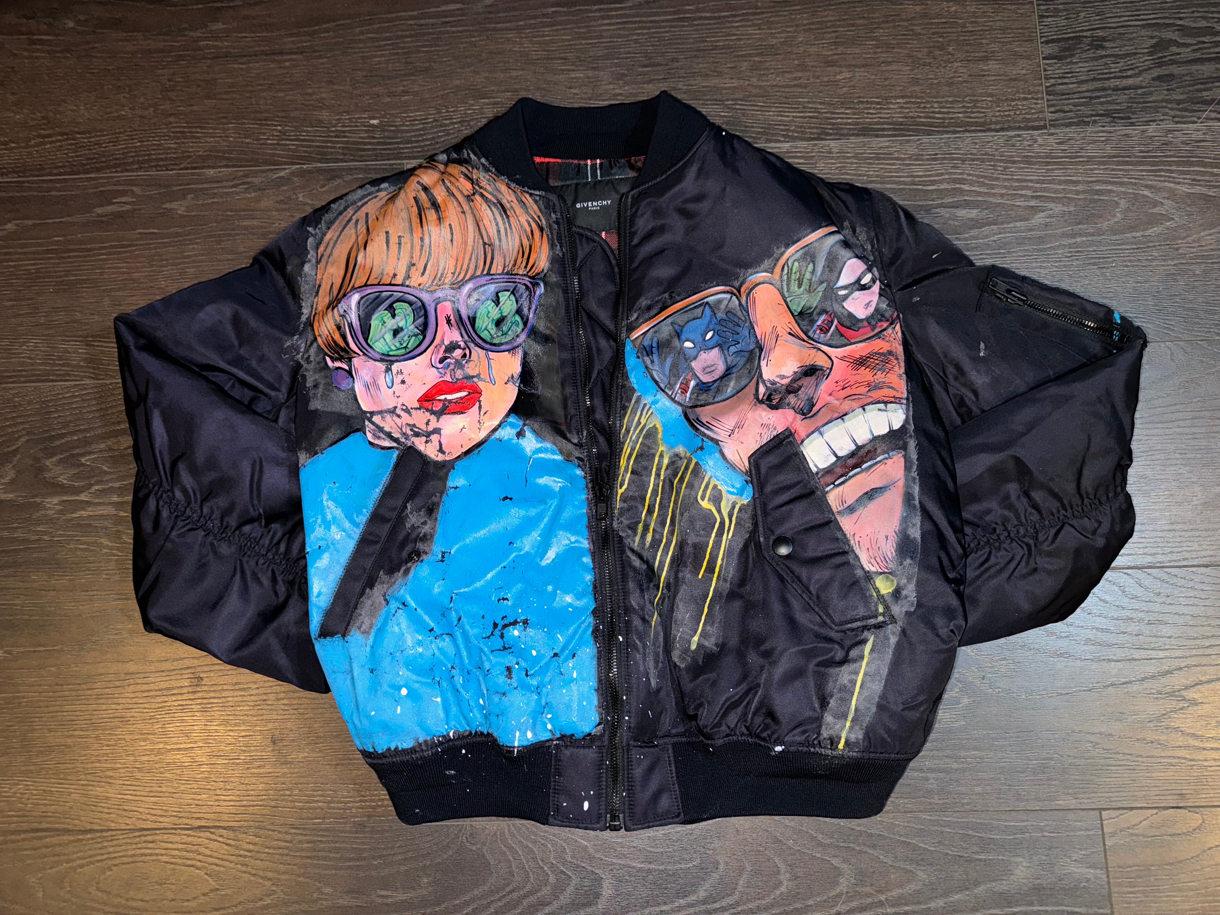 Chris Brown’s Hand-Painted Givenchy Jacket – One-of-a-Kind Collectible - Size Large