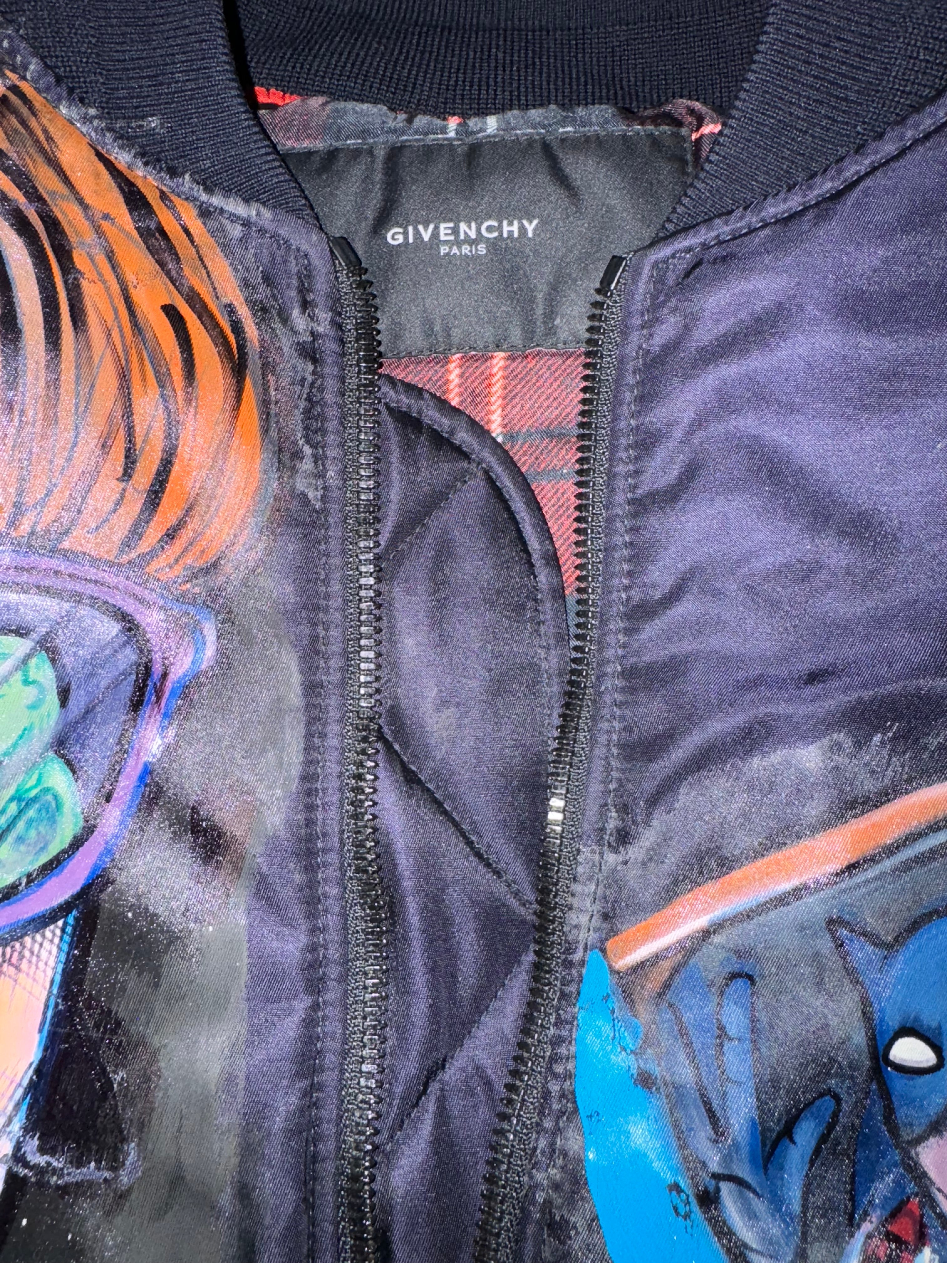 Chris Brown’s Hand-Painted Givenchy Jacket – One-of-a-Kind Collectible - Size Large