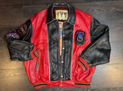 Vintage rare Avirex navy and red varsity  - 3Xl