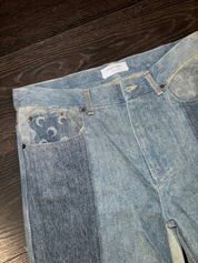 Chris Brown Worn Marine Serre Patchwork Denim