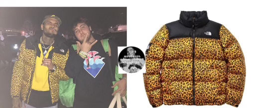 Leapord Northface Exclusively Worn & Owned By Chris Brown