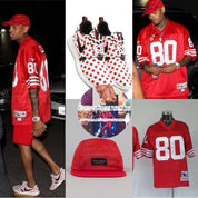 Chris Brown  Worn Nike Sneakers & Jersey Bundle