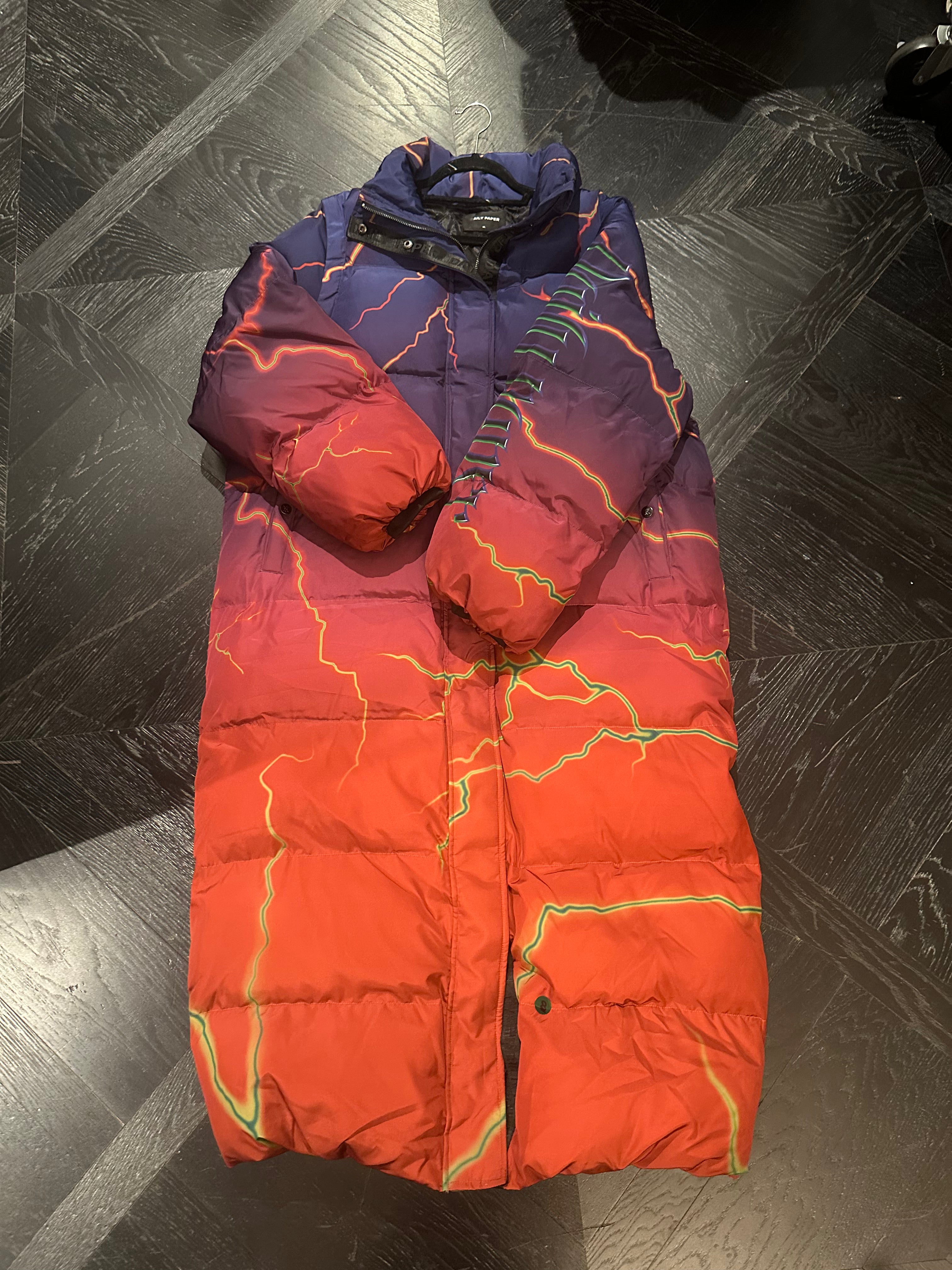 Chris Brown Long Puffer Jacket