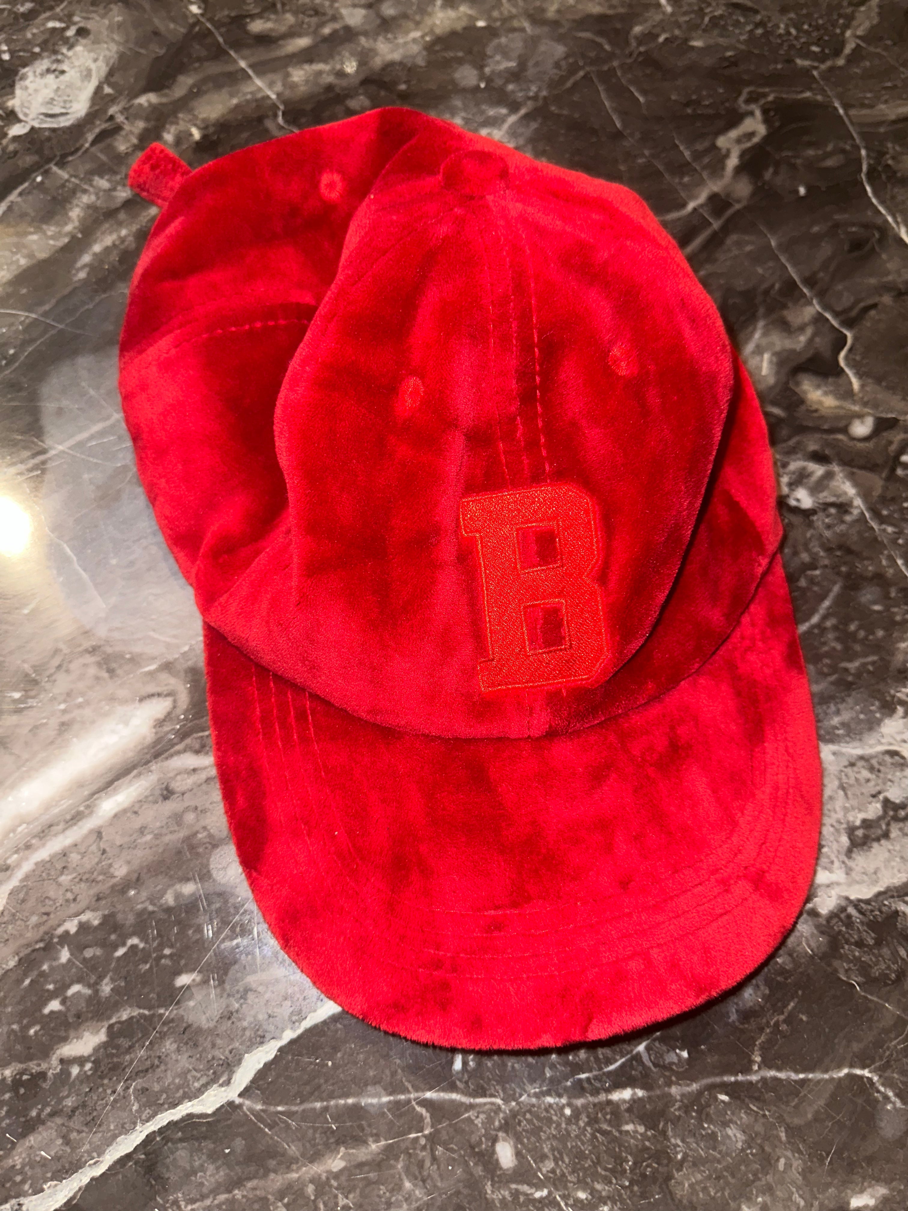 Chris Brown Red B Hat