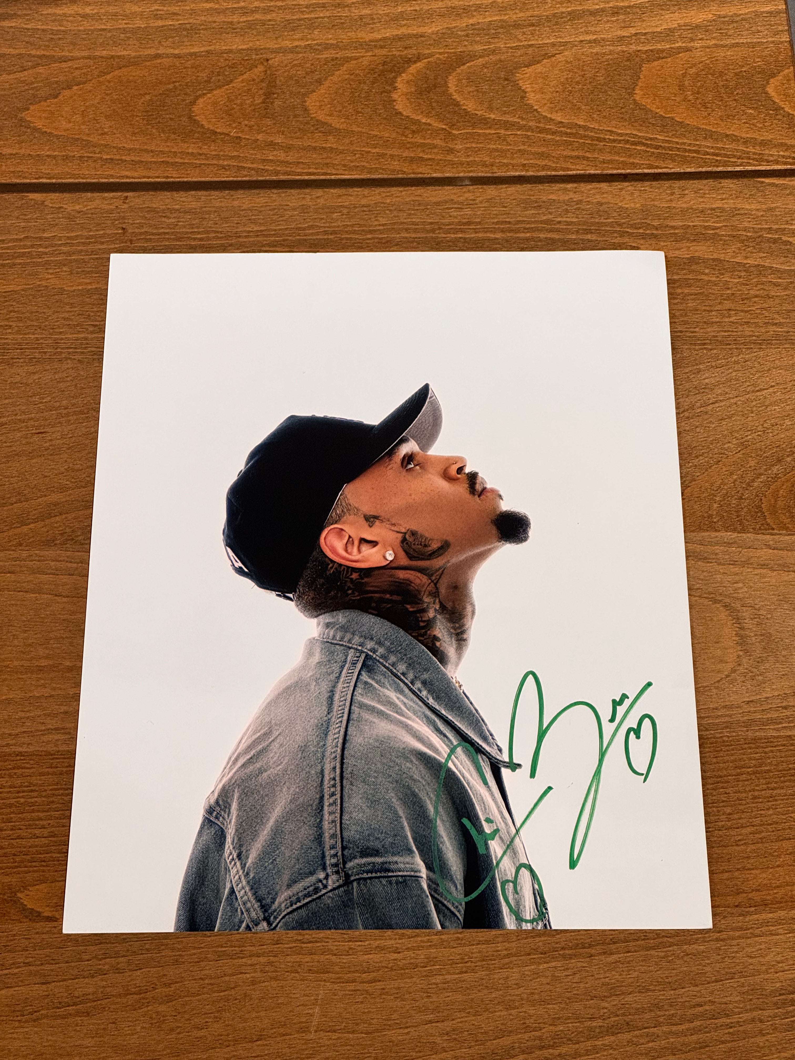 Chris Brown Autographed 14” x 11” Poster – Limited Edition Collectible