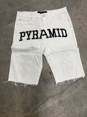 Chris Brown Black Pyramid Shorts