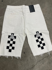 Chris Brown Black Pyramid Shorts