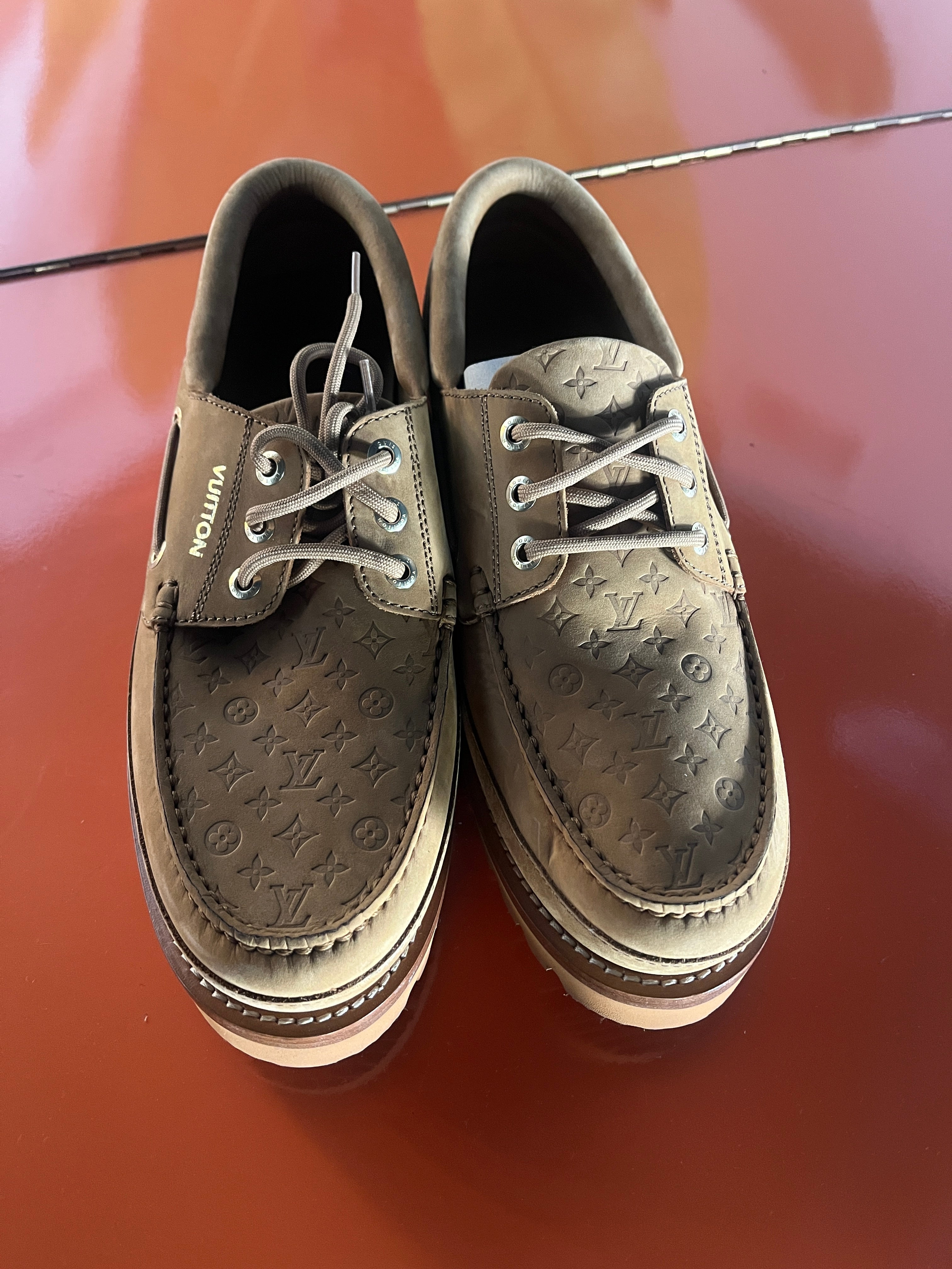 Chris Brown's Louis Vuitton Ranger Boat Shoes