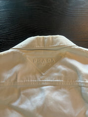 Chris's Browns Prada Cropped Short Sleeve Denim Jacket