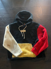 Chris Brown's Kith x Disney Colorblock Fleece Pullover Hoodie