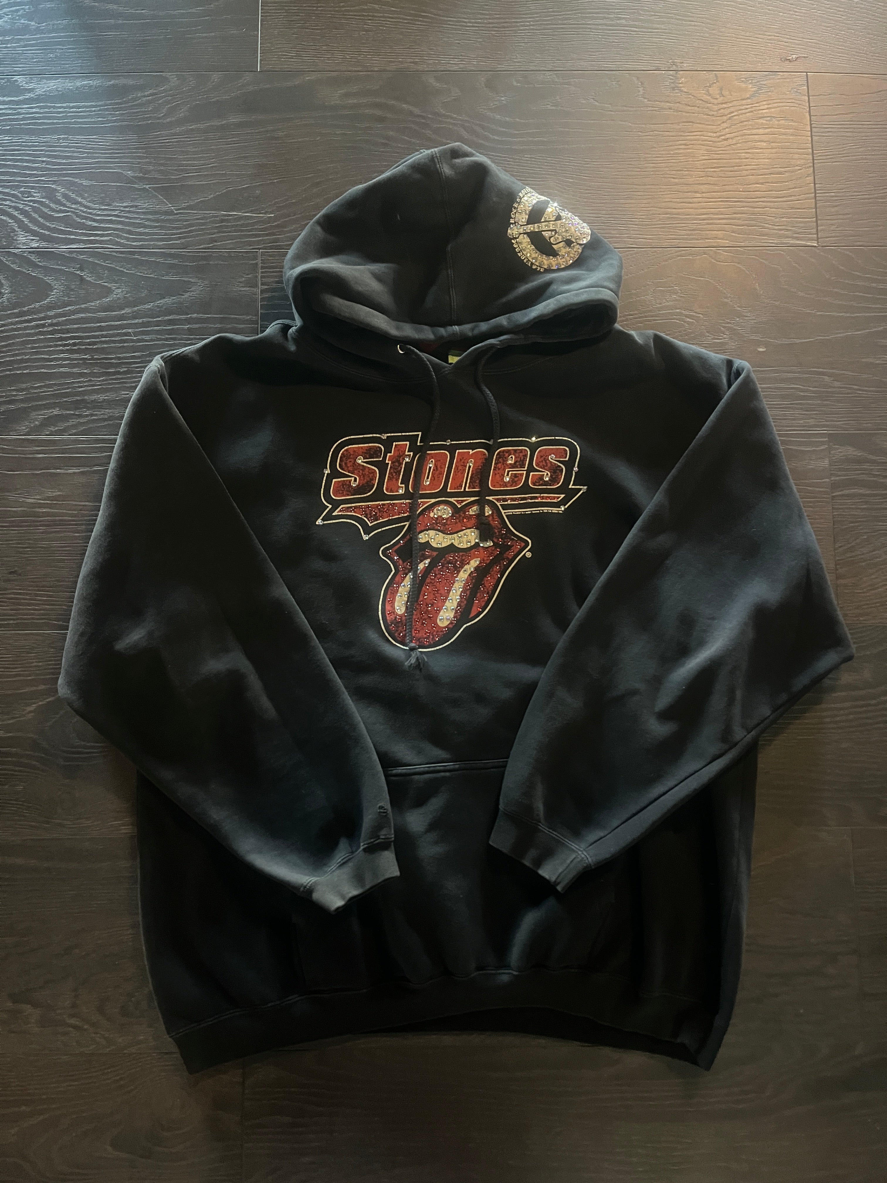 Chris Brown's Stones Rhinestone Hoodie