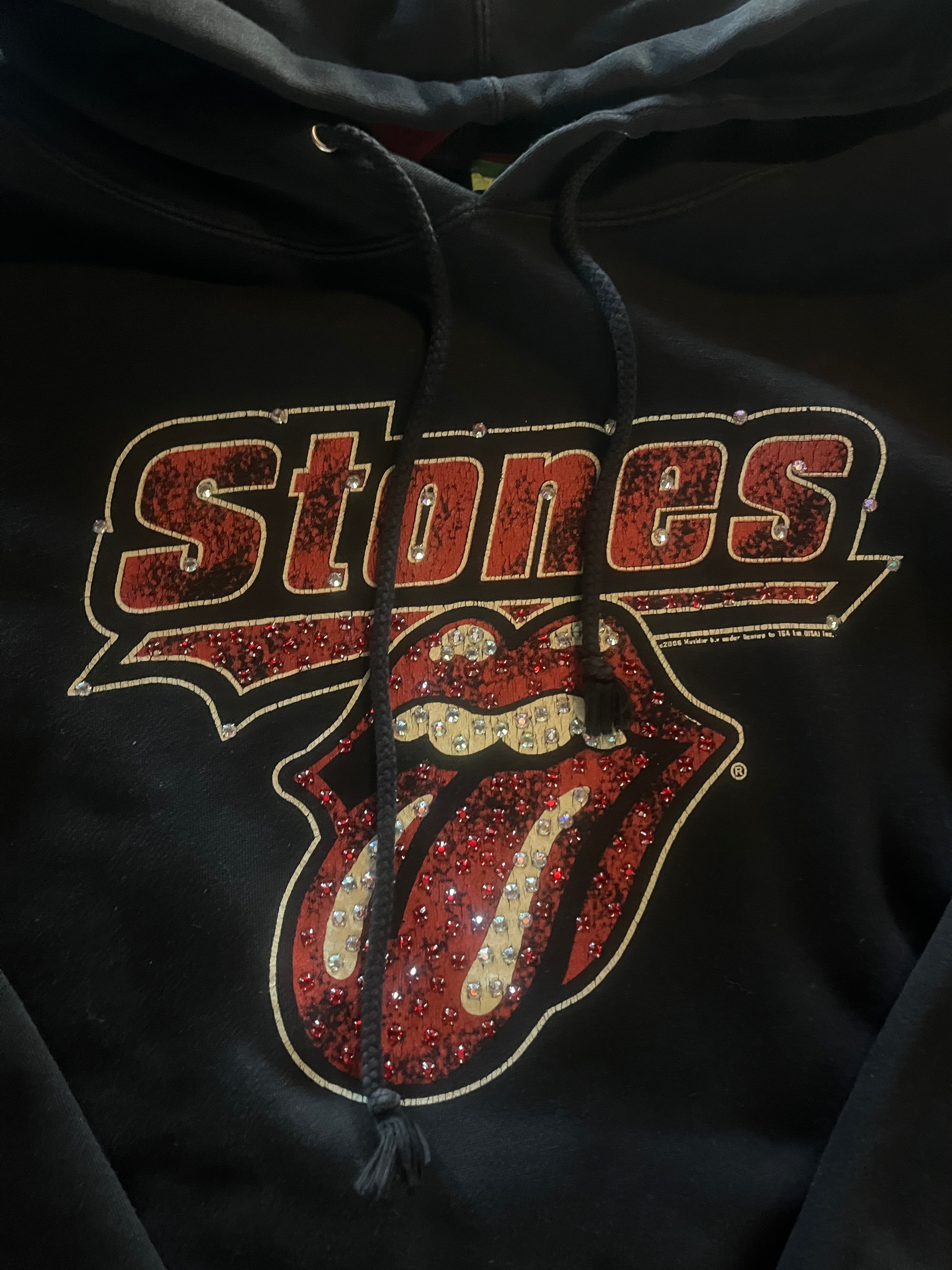 Chris Brown's Stones Rhinestone Hoodie