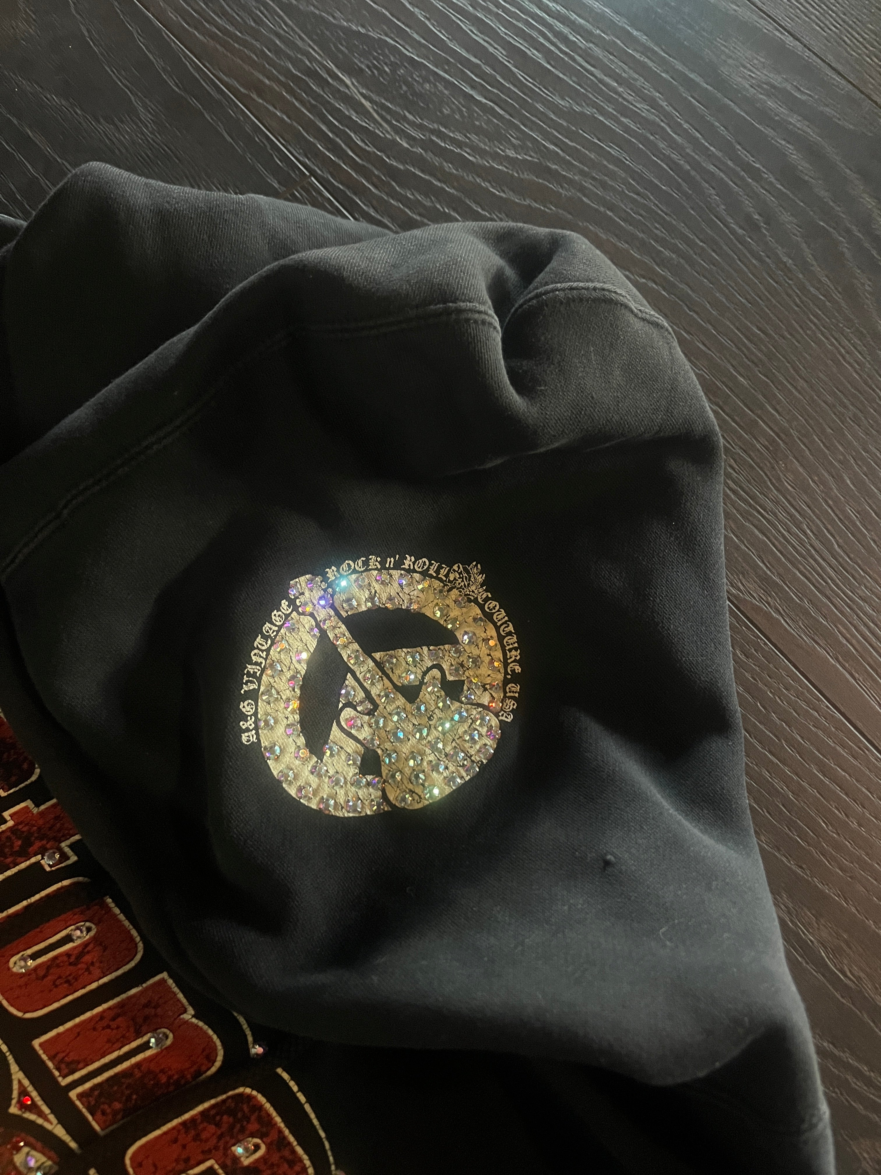 Chris Brown's Stones Rhinestone Hoodie