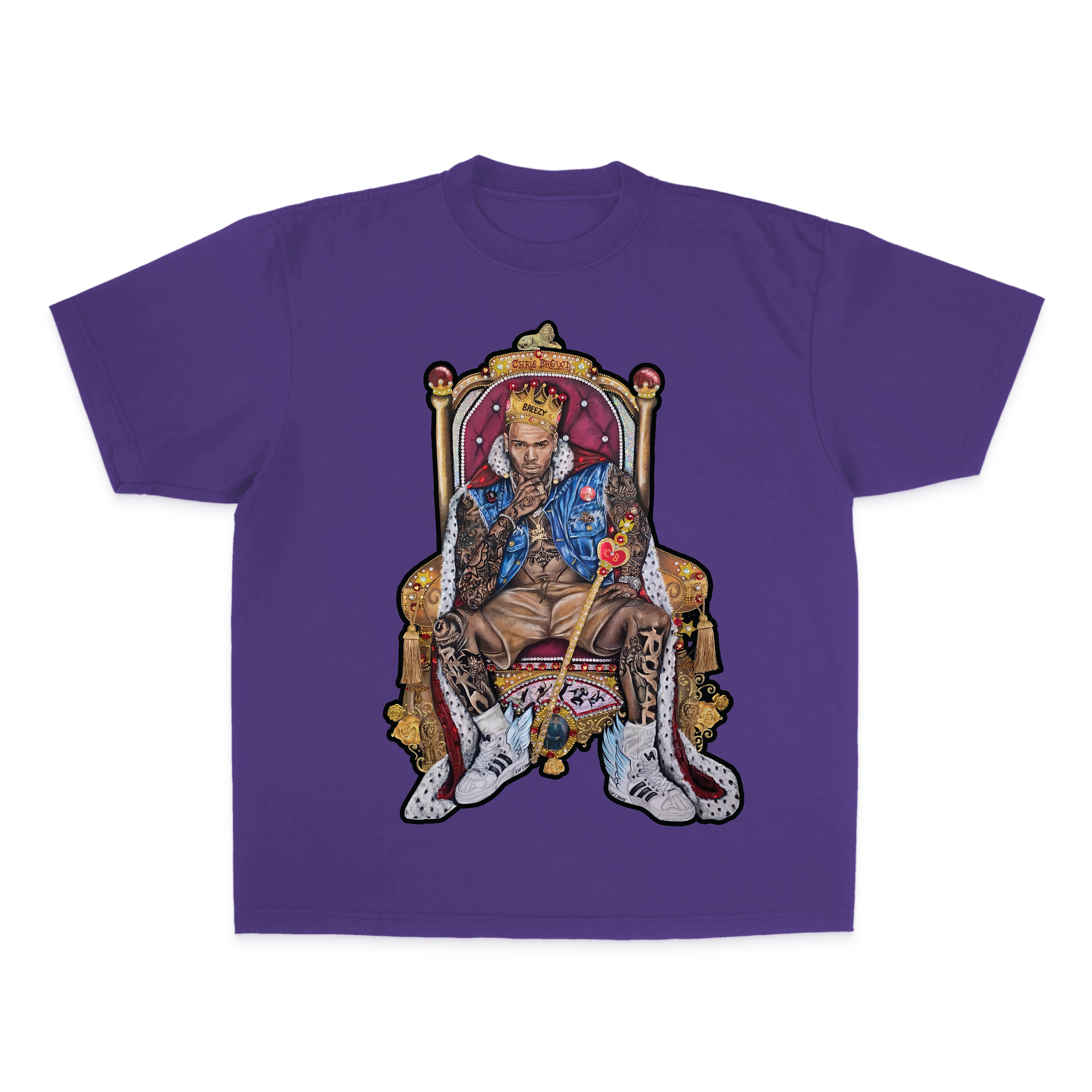 "20 YEARS OF CHRIS BROWN" BY ERICA KRISSY S/S T-SHIRT