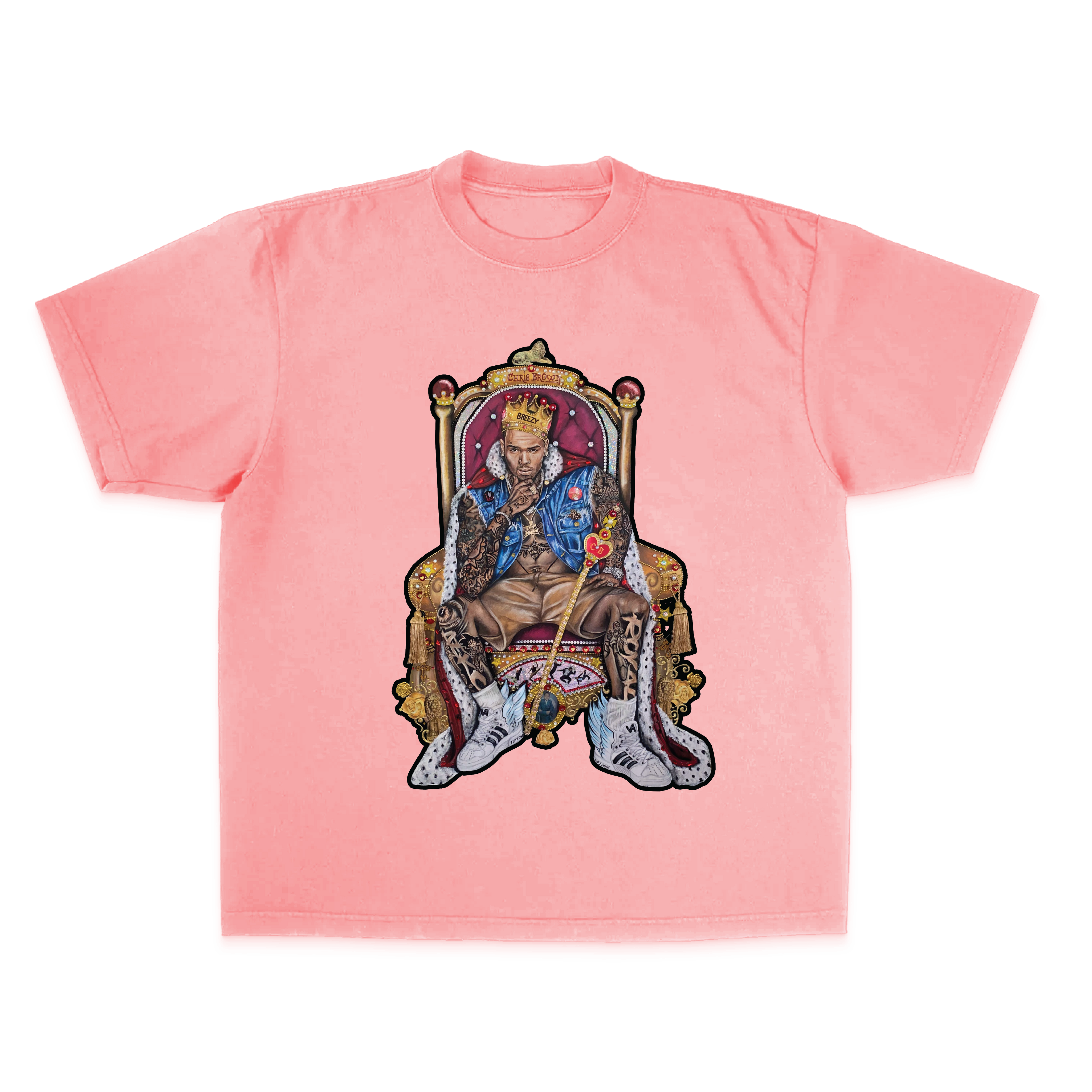 "20 YEARS OF CHRIS BROWN" BY ERICA KRISSY S/S T-SHIRT