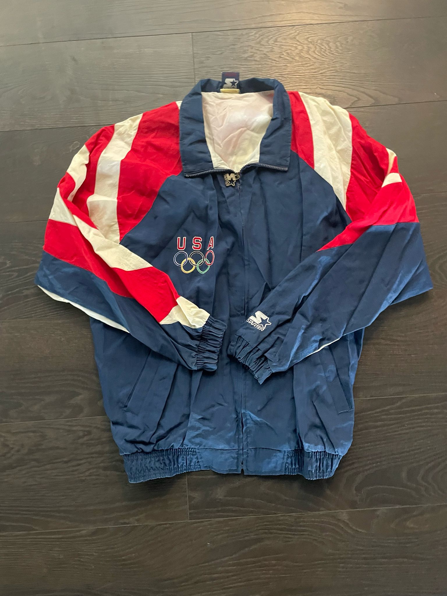 Chris Brown's Vintage Official Olympics Windbreaker