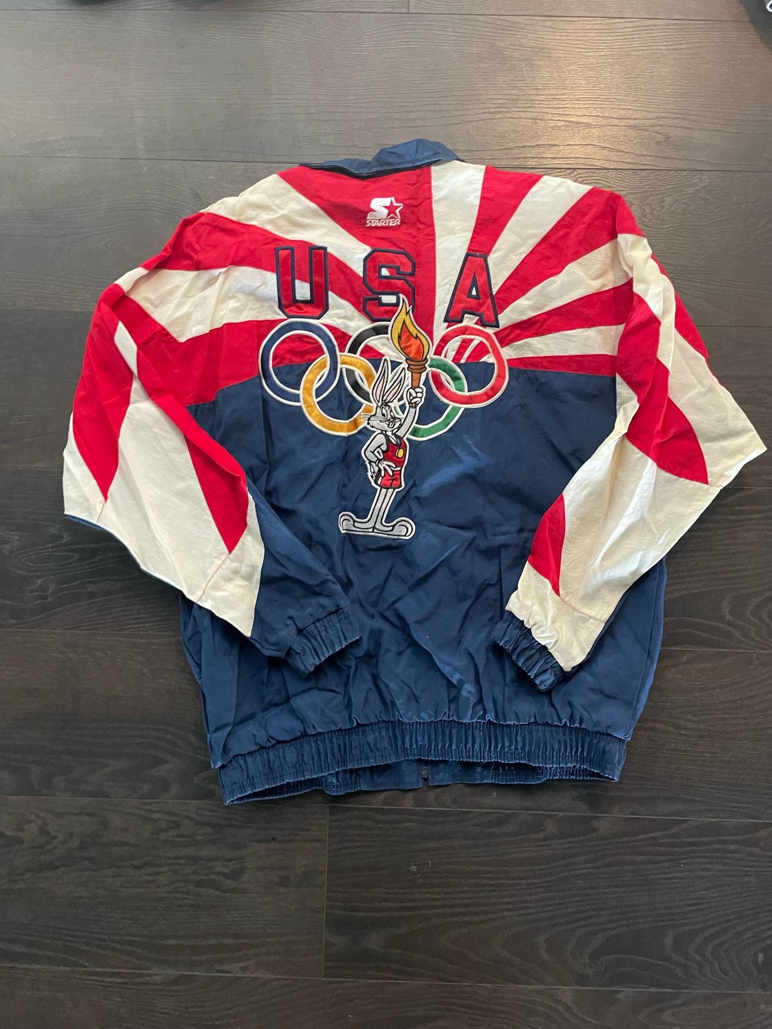 Chris Brown's Vintage Official Olympics Windbreaker