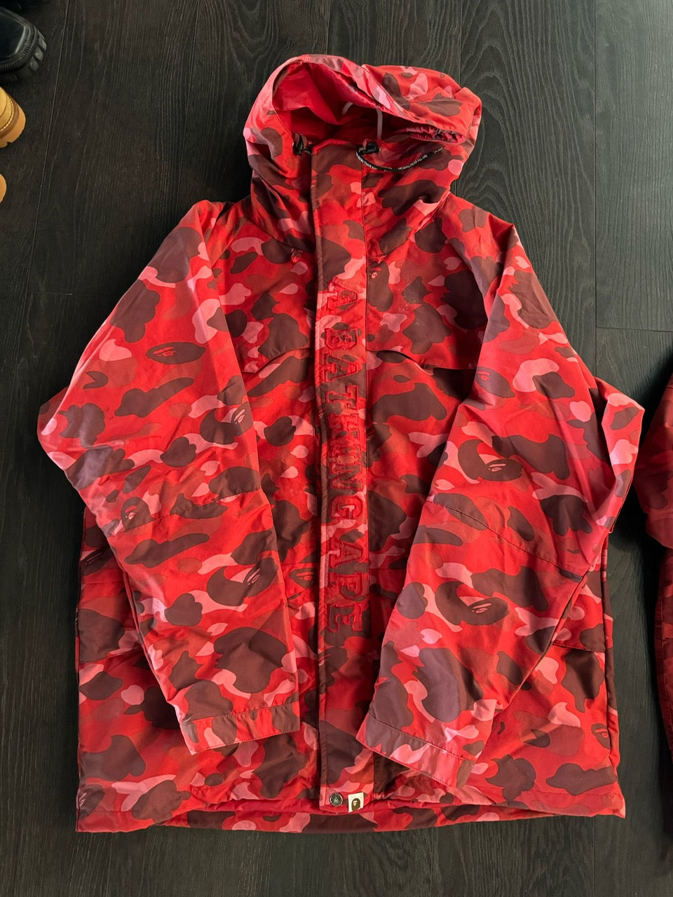 Chris Brown's A Bathing Ape Red Camo Jacket Vintage