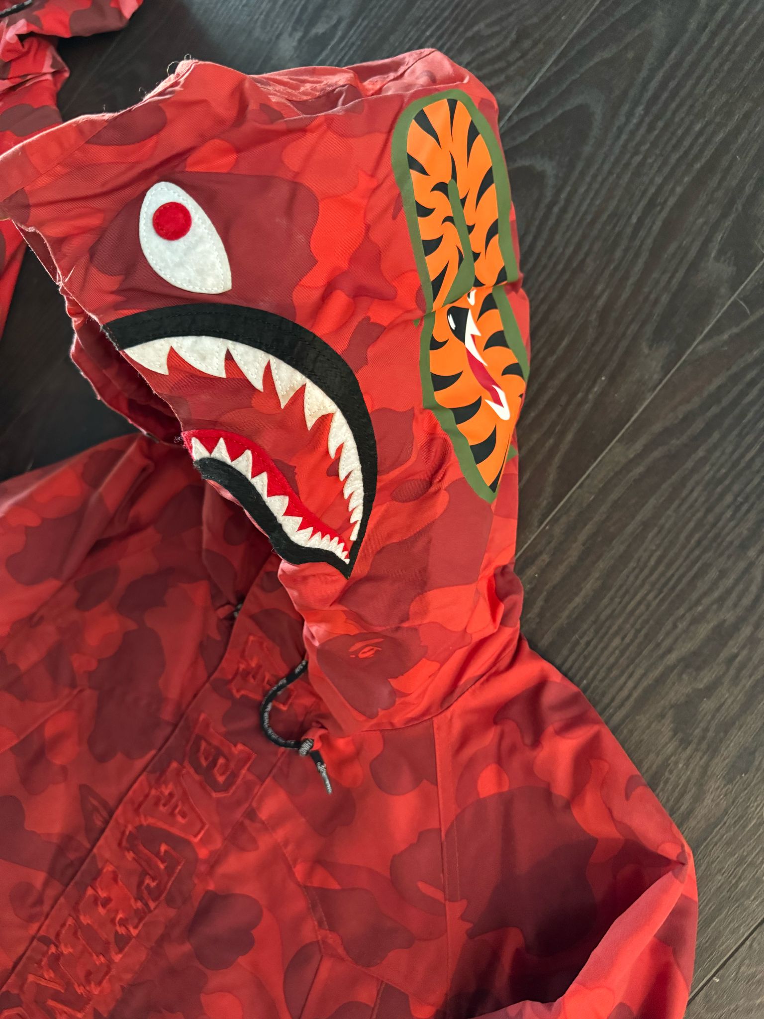 Chris Brown's A Bathing Ape Red Camo Jacket Vintage