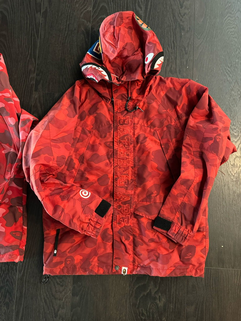 Chris Brown's A Bathing Ape Red Camo Jacket Vintage