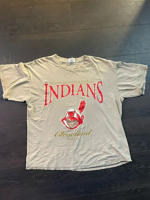 Chris Brown Stage Worn Indians Stage Worn Tee