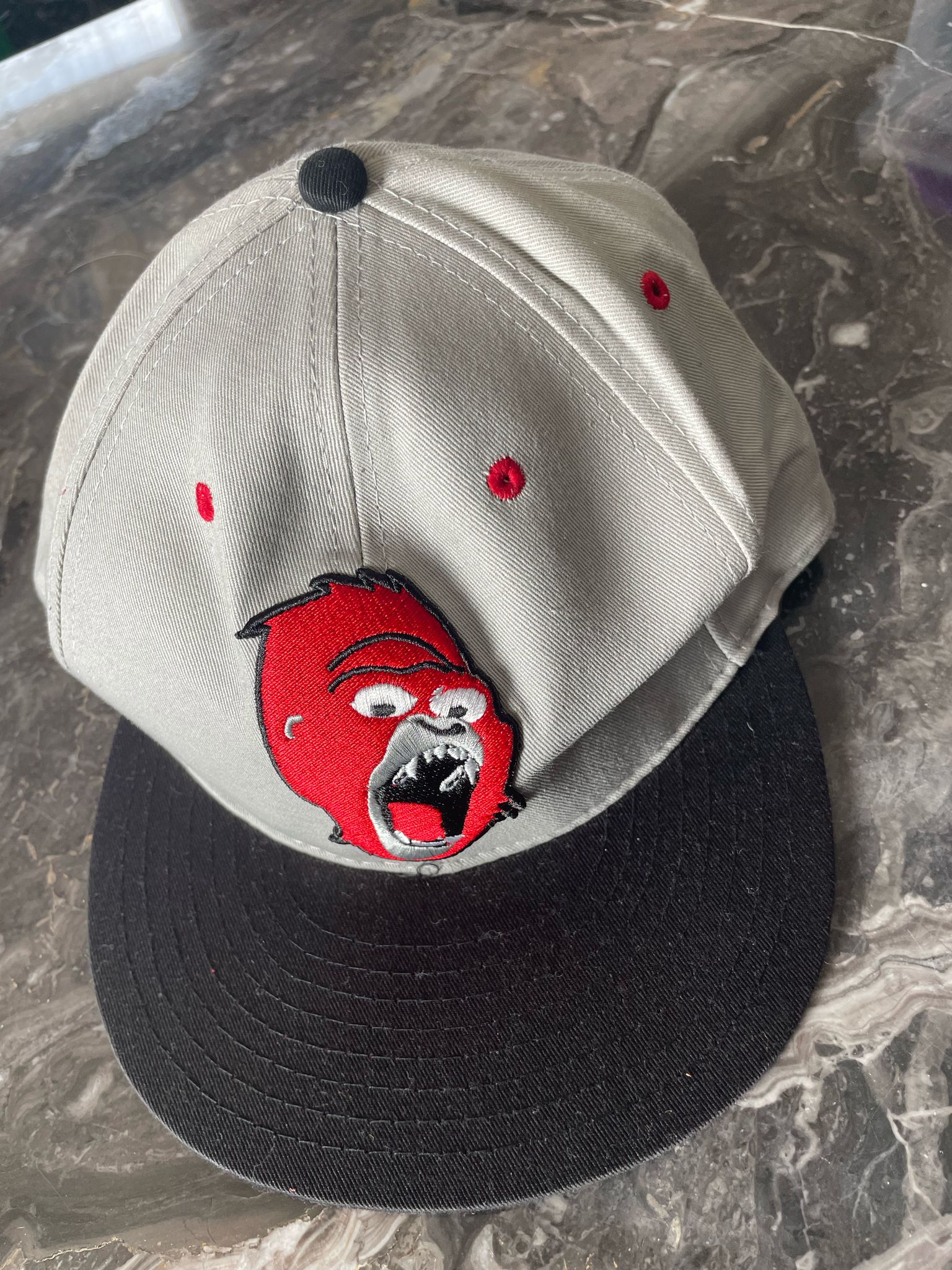 Chris Brown's Exclusive Snapback Hat Red Ape