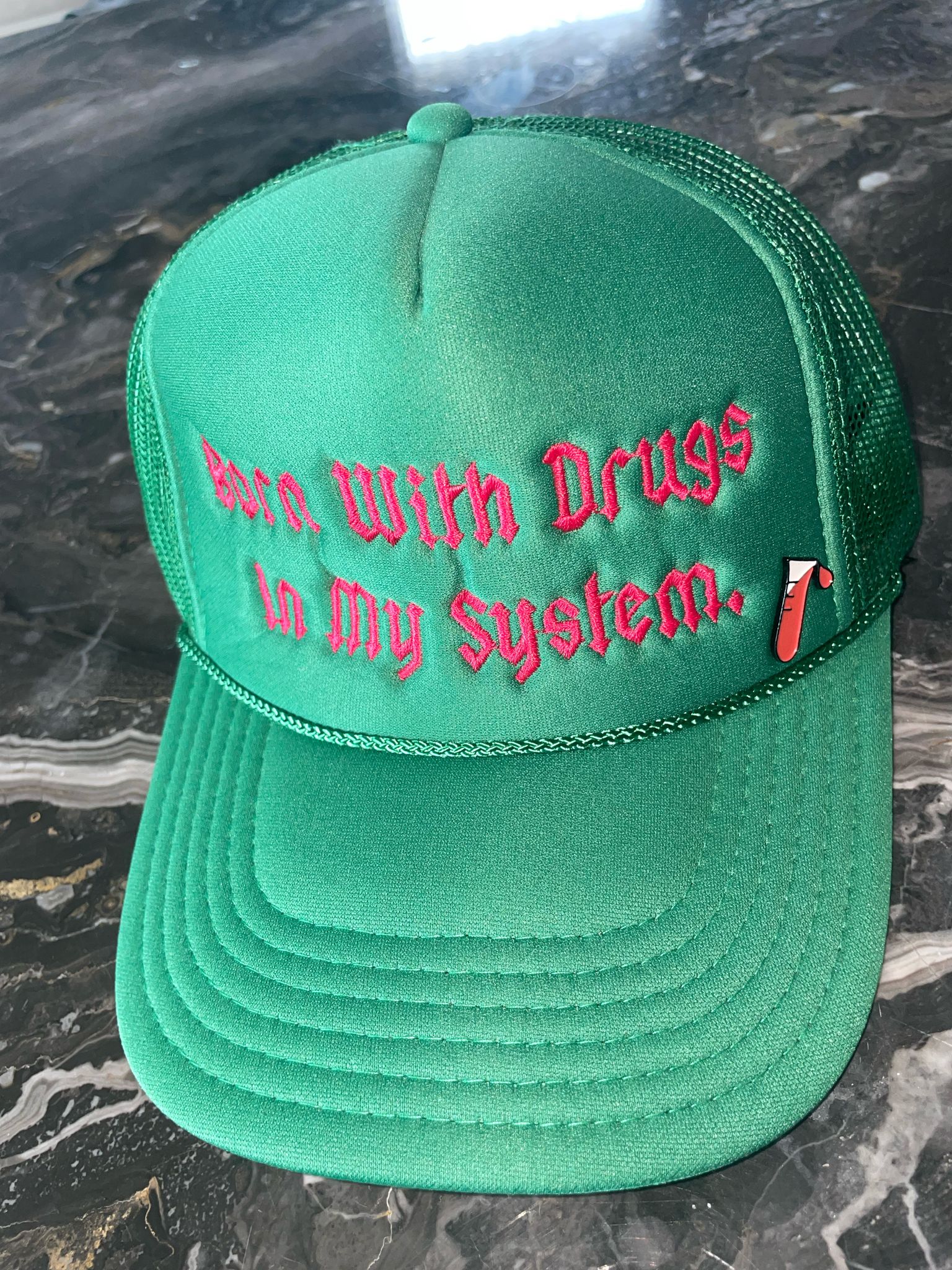 Chris Brown's Born With Drugs in my System Snapback